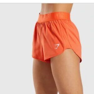 GymShark Training Loose Fit Shorts- Orange size small